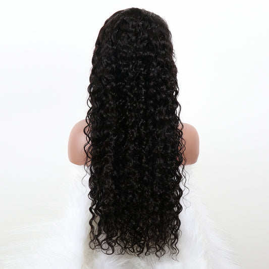 water wave 13*4 glueless 16" 100% human hair HD lace